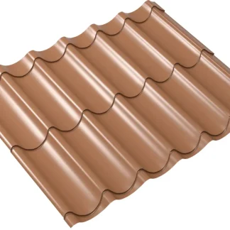 Weckman Metallziegel 80 x 106 cm 0,5 mm ziegelrot