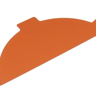 Weckman Firstblech Endstück ziegelrot