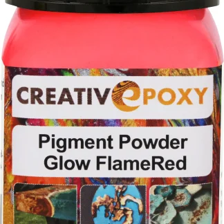 Pigment Pulver Glow Red 30 g Blacklight, Neon, tagleuchtend