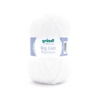 Gründl Wolle Big Lisa Premium 250 g weiß