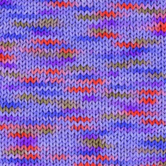 Gründl Wolle Cotton Quick print 50 g lila-grün-orange multicolor