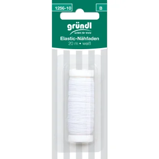 Gründl Elastic-Nähfaden weiß 20 m