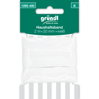 Gründl Haushaltsband 20 mm x 2 m weiß
