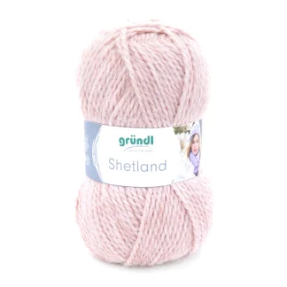 Gründl Wolle Shetland 100 g lachsorange melange