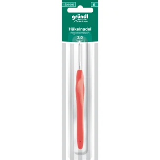 Gründl Ergonomische Häkelnadel 3,00 mm