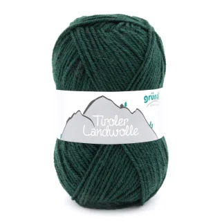 Gründl Tiroler Landwolle 100 g tannengrün