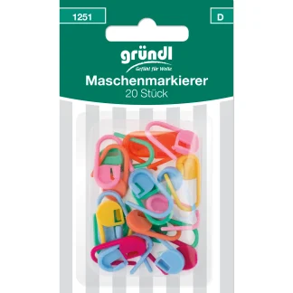 Gründl Maschenmarkierer 20 Stück bunt