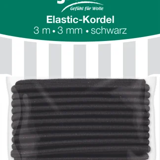 Gründl Elastic-Kordel schwarz