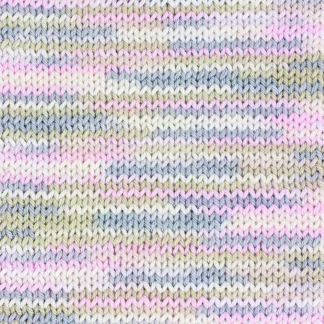 Gründl Wolle Cotton Quick print 50 g sand-rose-multicolor