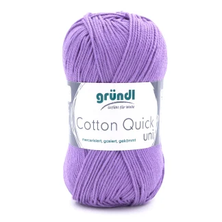 Gründl Wolle Cotton Quick 50 g uni lavendel