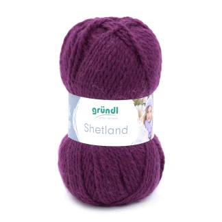 Gründl Wolle Shetland 100 g beere
