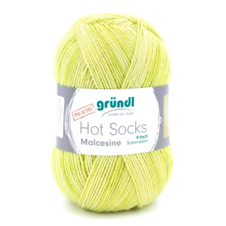 Gründl Wolle Hot Socks Malcesine, 4-fach, 100 g, zitronat multicolor
