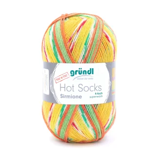 Gründl Wolle Hot Socks Sirmione 100 g lemon-multicolor