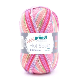 Gründl Wolle Hot Socks Sirmione 100 g oleander-multicolor