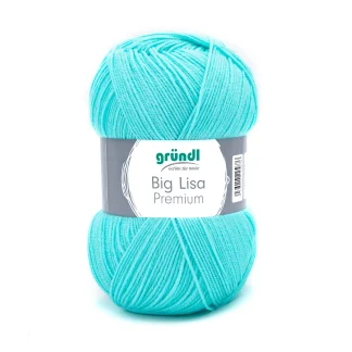 Gründl Wolle Big Lisa Premium uni 250 g türkis