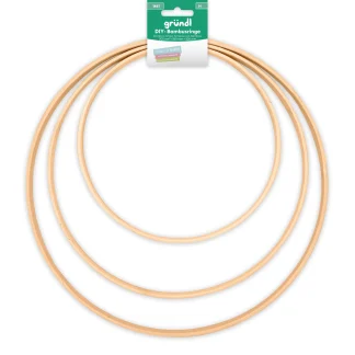 Gründl DIY Bambus-Ringe 205 mm 260 mm 305 mm