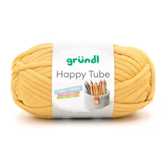 Gründl Schlauchgarn Happy Tube 150 g gelb