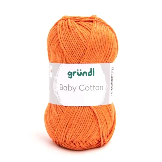 Gründl Wolle Baby Cotton 50 g orange