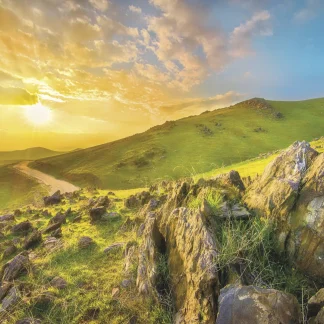 Komar Fototapete Mountain Morning 368 x 254 cm