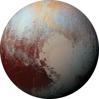 Komar Vlies Fototapete Dot Pluto Ø 125 cm, selbstklebend