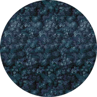 Komar Vlies Fototapete Dot Azul Ø 125 cm, selbstklebend