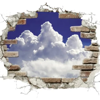 Komar Decosticker Break Out Clouds 100 x 70 cm