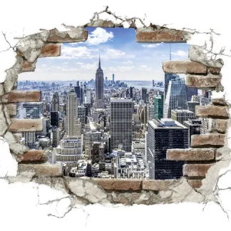 Komar Decosticker Break Out NYC 100 x 70 cm