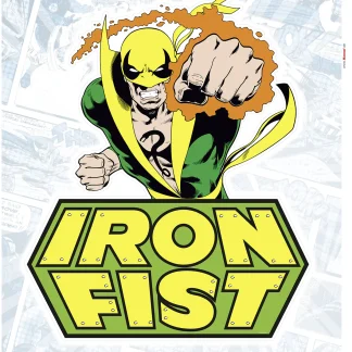 Komar Dekosticker Iron Fist Comic 50 x 70 cm