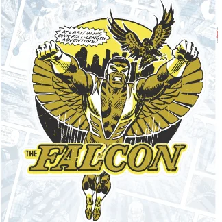 Komar Dekosticker Falcon Gold Classic 50 x 70 cm