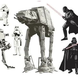 Komar Dekosticker Star Wars Doomed 100 x 70 cm