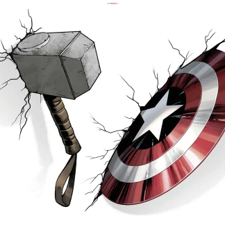 Komar Dekosticker Avengers Hammer 100 x 70 cm