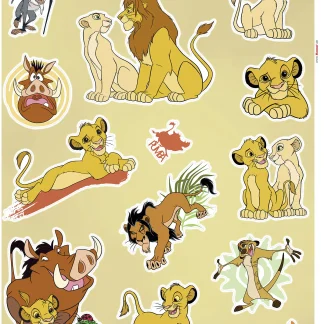 Komar Dekosticker Lion King Circle of 50 x 70 cm