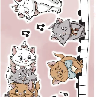 Komar Dekosticker Aristocats Kittens 50 x 70 cm