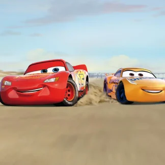Komar Fototapete Cars Beach Race 368 x 254 cm