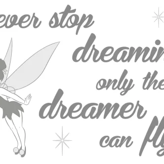 Komar Decosticker Never Stop Dreaming 70 x 50 cm