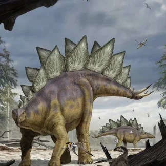 Komar Vlies Fototapete Stegosaurus 184 x 248 cm