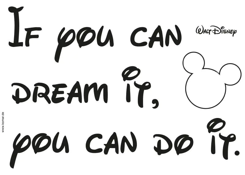 Komar Decosticker You can do it 50 x 70 cm