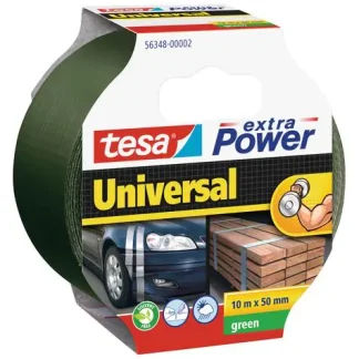 tesa extra Power Klebeband Universal 10 m x 50 mm, grün