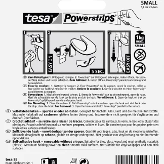 tesa Haken Powerstrip Small weiß