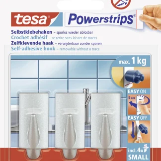 tesa Haken Powerstrip Small chrom
