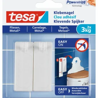 tesa Klebenagel Traglast 3 kg, 2 Stück
