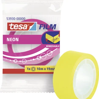Tesa Klebefilm neon pink / gelb 10 m x 19 mm