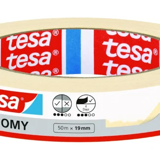 tesa Malerkreppband Universal 50 m x 19 mm, weiß