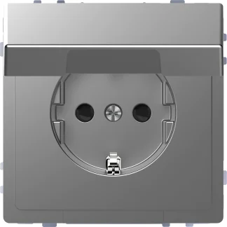 Merten Steckdose Serie Design, mit Klappdeckel, MEG2310-6036