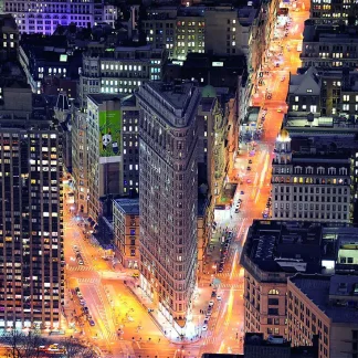 papermoon Vlies- Fototapete Digitaldruck 250 x 180 cm Flat Iron Building