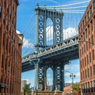 papermoon Vlies- Fototapete Digitaldruck 350 x 260 cm Brooklyn Dumbo Area