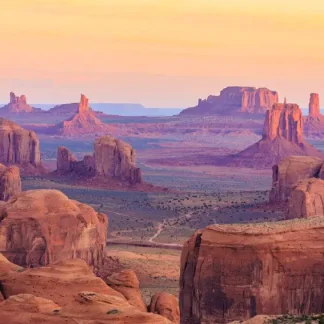 papermoon Vlies- Fototapete Digitaldruck 350 x 260 cm Hunts Mesa Sunrise