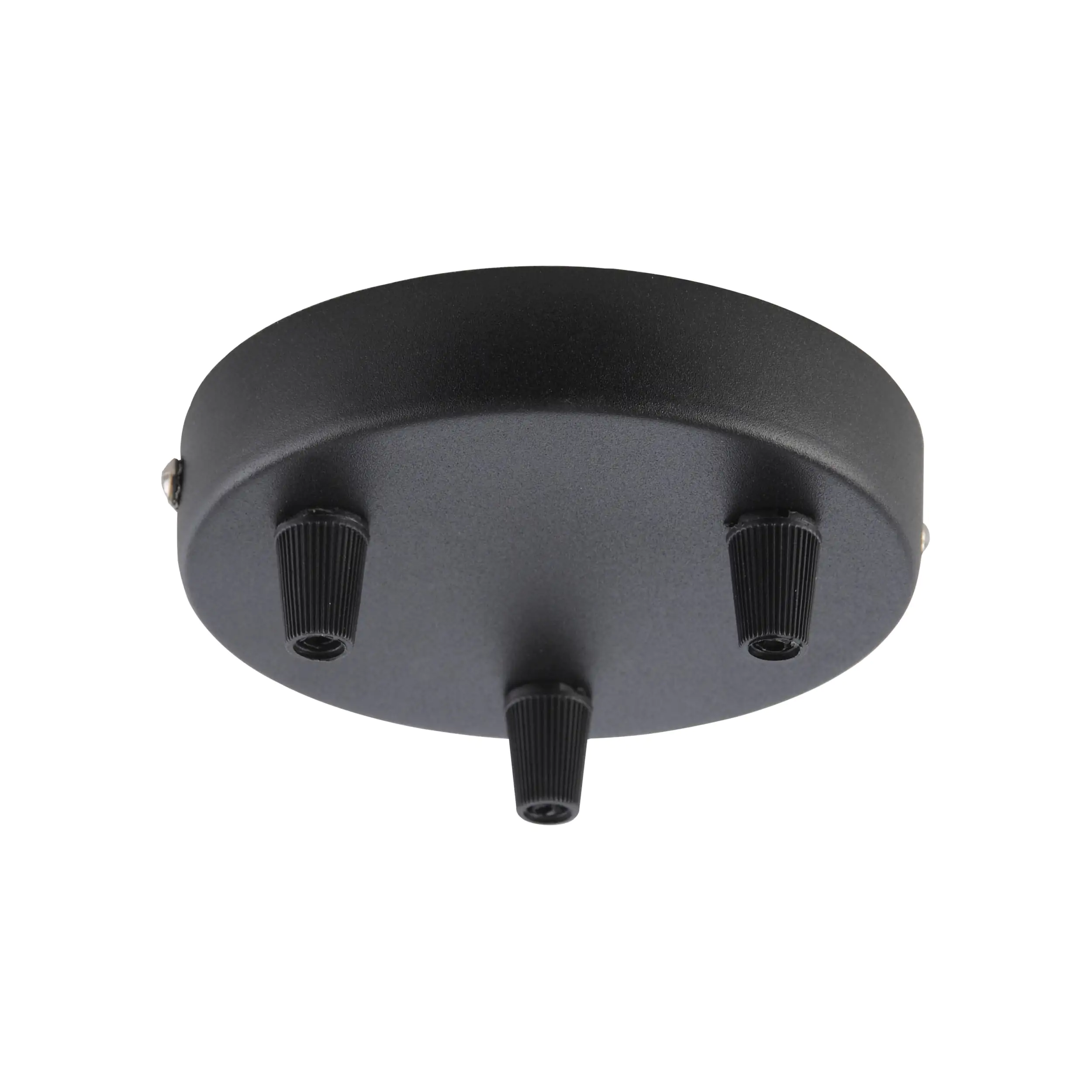 Leuchten Direkt Lampenbaldachin 3-flammig schwarz 12 x 2,5 cm