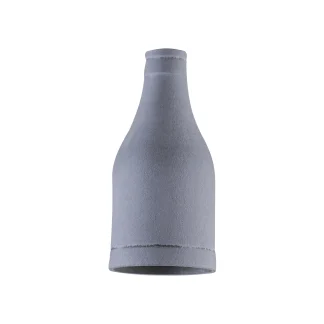 Leuchten Direkt Fassung E27 grau 9 x 4,5 cm