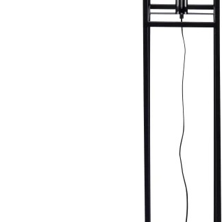 Leuchten Direkt Stehleuchte Fabio schwarz 130 x 25 cm E27, max. 60 W